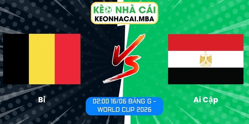 Bỉ vs Ai Cập