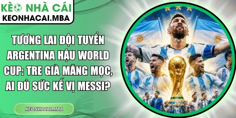 Tương lai đội tuyển Argentina hậu World Cup: Tre già măng mọc, ai đủ sức kế vị Messi? 1 Tương lai đội tuyển Argentina